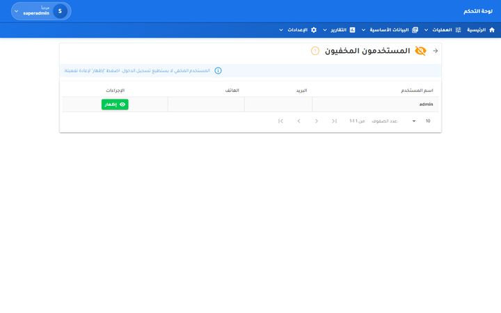 Hidden users